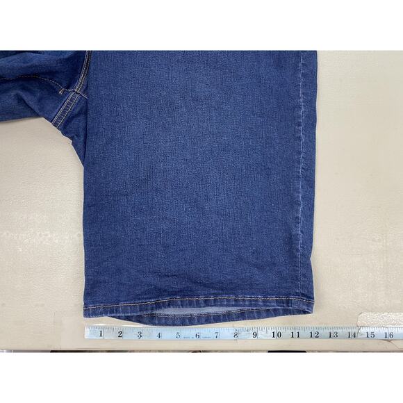 Gloria Vanderbilt Amanda Bermuda Shorts 22W All Around Slimming Dark 44x13 - Picture 8 of 13